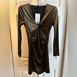 NWT Zara Velour Dress